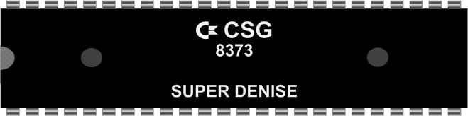 Grafik: Amiga Custom Chip SUPER DENISE (DIL)
