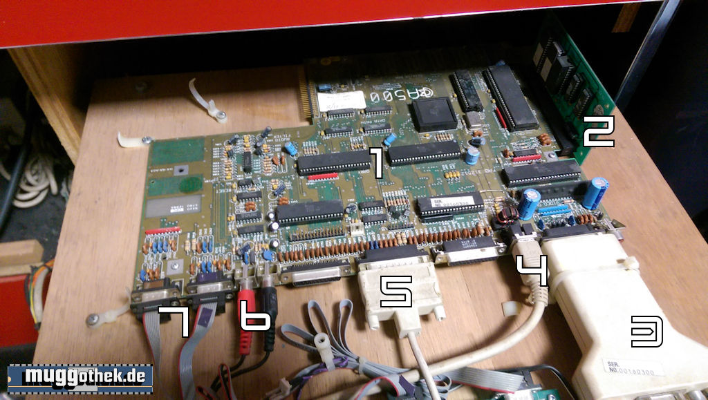 Bild: Amiga 500 eingebaut im MAD DOG 2