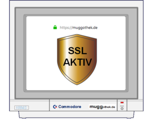 Bild: Monitorbild SSL Schild