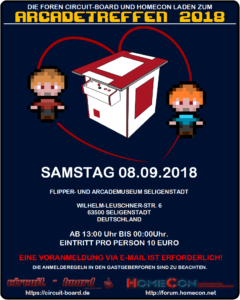 Arcadetreffen 2018 Poster