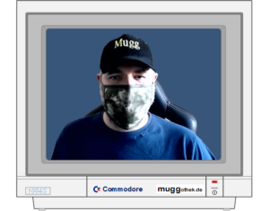 Bild: Mugg mit Maske
