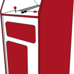 Grafik: Arcadeautomattyp Mini Cabinet (Mini Standardgehäuse)