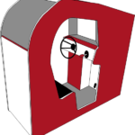 Grafik: Arcadeautomattyp Sit-In (Gerät zum hineinsetzen)